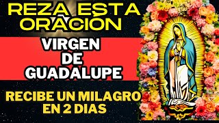 🛑REZA ESTA ORACION A LA VIRGEN DE GUADALUPE Y UN MILAGRO LLEGARÁ A TU VIDA [upl. by Adirem]