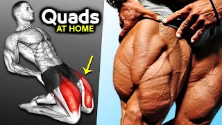 Quadriceps Workout At Home With Dumbbells  No Equipment [upl. by Emoraj60]