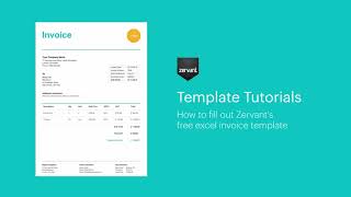 How to fill out an Excel invoice template  Free invoice template in description [upl. by Tadio]