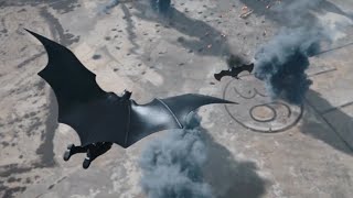 The Flash  Batman’s Batwing Crash amp Fight with Kryptonian  Michael Keaton [upl. by Downes]