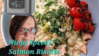 Salmon Risotto in the ninjaspeedi flakeysalmoncreamyricetasty [upl. by Bowen]