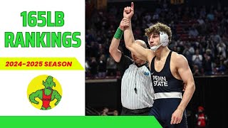 165lb Preseason RANKINGS  2425 NCAA Wrestling Season [upl. by Judye]