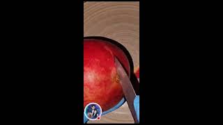 ASMR CUTTING POMEGRANATE FRUITS [upl. by Mcferren]