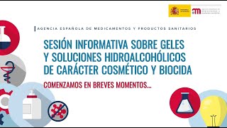 Jornada informativa sobre geles y soluciones hidroalcohólicos [upl. by Cini858]