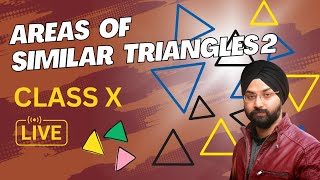 Areas of Similar Triangles Part 2  Class 10 by Gagan Sir [upl. by Buskirk]