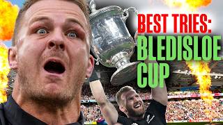 10 of the Greatest Bledisloe Cup tries 🫡 The FIERCEST battle between Pacific rivals [upl. by Ahsinot]