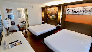 Disneys All Star Music Resort Family Suite Room Tour in 4K  Walt Disney World Florida July 2023 [upl. by Aniras]