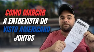 Como Agendar o Visto Americano para Toda a Família Passo a Passo Fácil [upl. by Neelhtac]