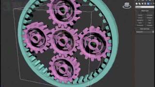 3ds Max Epicyclic Gear Tutorial [upl. by Lancelle]