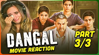 DANGAL Movie Reaction wKristen Part 33  Aamir Khan  Fatima Sana Shaikh  Sanya Malhotra [upl. by Sheng739]