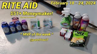 Rite Aid Couponing Haul  February 18  24 2024  AWESOME WEEK  patel7ravi7 [upl. by Nibor706]