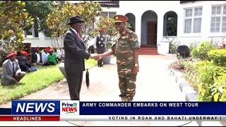 Zambia Army Commander Lieutenant General William Sikazwe Visits Barotseland [upl. by Teeniv935]