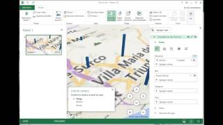 como crear un mapa 3D en excel 2016 [upl. by Chappell]