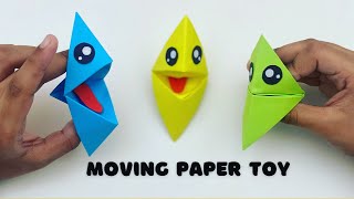 How To Make Easy Moving Paper Toy For Kids  Nursery Craft Ideas  Paper Craft Easy  KIDS crafts [upl. by Kowalski951]