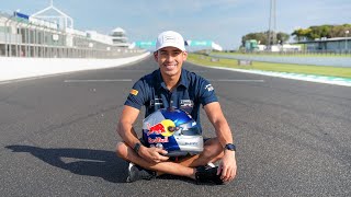 SURPRISE HELMET REVEAL PRINCE JEFRI IBRAHIM BECOMES RED BULL ATHLETE [upl. by Aylat913]