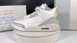 Air Jordan 3 Craft “Ivory” On Hand Review from Topkickss [upl. by Julia]