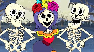 Las Calaveras Salen de su Tumba Canciones infantiles [upl. by Andris]