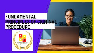 Fundamental Principles of Criminal Procedure For Law and Criminology Students [upl. by Nedearb]