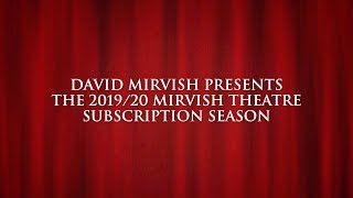 20192020 Mirvish Theatre Subscription Season [upl. by Zaragoza138]