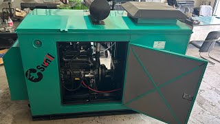 Generator 31kva With Tata 407 Refurnished Diesel Engine Tata Silent Genset Chadha Generator [upl. by Judon229]