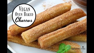 Vegan Oven Baked Churros [upl. by Flight]