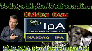 Alpha Wolf Trading Interview HOCD Frederic Chabot IPA ImmunoPrecise Antibodies amp Paul Kozak [upl. by Neelasor479]