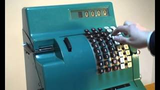 Советский кассовый аппарат quotКИМ2quot Soviet cash register KIM2 [upl. by Ermeena]