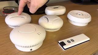 Device Setup  How to Pair Interlinked Battery Smoke Alarms Scottish Fire Regulation Smart Detect UK [upl. by Teillo]