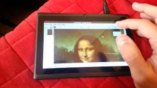 Debian on a low cost 60€ AllWInner A13 tablet [upl. by Eeresid403]