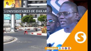 Abdou Rahmane Diouf à lUCAD quotMa priorité est de faire respecter le calendrier universitairequot [upl. by Fredi70]