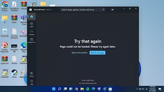 Fix try that again something happened on our end waiting a bit might help windows microsoft store [upl. by Teplica385]