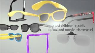 lentes pasivos RealD 3D [upl. by Enael]