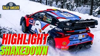 SHAKEDOWN RALLY SWEDEN 2024  WORLD RALLY CHAMPIONS [upl. by Fagan]