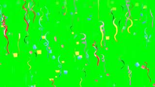 Confetti Chroma key Copyright Free Pack  Green Screen Confetti Animation [upl. by Bergstein]