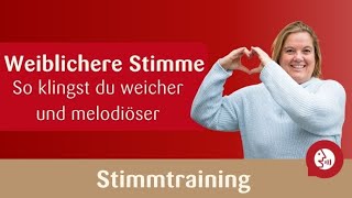 Stimmtraining  So klingst du weiblicher [upl. by Diskin]