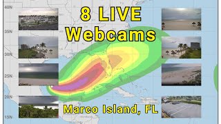 Watch Hurricane Milton LIVE in Marco Island Florida  The 8 Best Webcams [upl. by Heffron920]