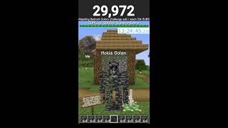 DAY12 Attacking Bedrock Golem Challenge until I reach 30000 Subscribers minecraft minecraftlive [upl. by Odoric]