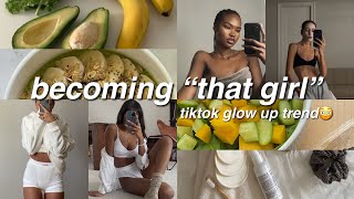 i tried becoming quotTHAT GIRLquot  TikTok glow up trend challenge [upl. by Ahsam]