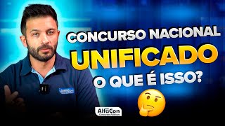 Concurso Nacional Unificado  Como vai funcionar AlfaCon [upl. by Beyer737]