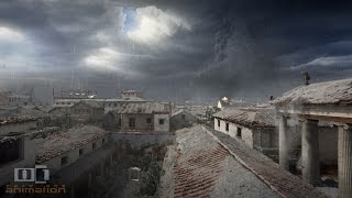 A Day in Pompeii  Fulllength animation [upl. by Aelram]