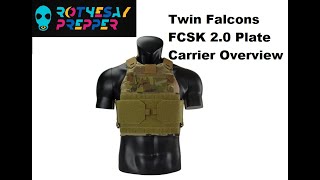 Twin Falcons FCSK 20 Plate Carrier Overview [upl. by Brandt492]