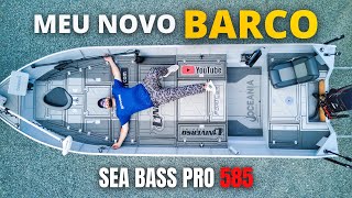 Olha esse BARCO SEA BASS PRO 585 a nova nave aqui do canal [upl. by Winfrid733]