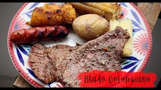 ASADO COLOMBIANO COMPLETO  RECETA COLOMBIANA [upl. by Feledy271]