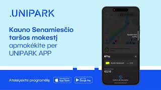 Apmokėkite Kauno Senamiesčio taršos mokestį per UNIPARK APP [upl. by Grim848]