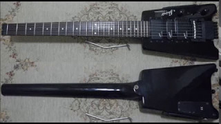 Steinberger Spirit GTPro Deluxe Select designed by EMG RTrem Locking Tremolo [upl. by Nuncia]