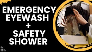 How to Use the Emergency Eyewash and Safety Shower [upl. by Shafer]