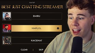 Blau Votes for the Streamer Awards [upl. by Chally]