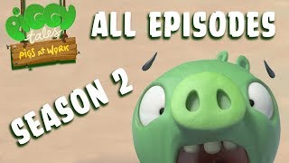 Angry Birds  Piggy Tales  Pigs at Work  All Episodes Mashup  Season 2 [upl. by Gilead]