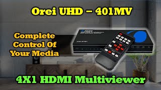 Orei UHD 401MV  4X1 HDMI MultiViewer  Awesome Gear [upl. by Atenik56]