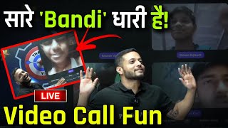 BANDI धारी बच्चे Live Class Video Call 😲  Rajwant Sir OP  Rajwant Sir Comedy  Physicswallah [upl. by Ernaline]